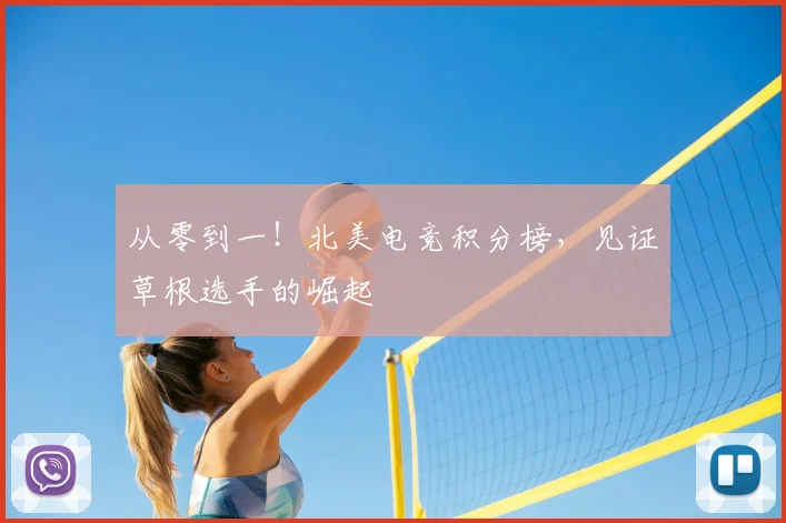从零到一!北美电竞积分榜,见证草根选手的崛起